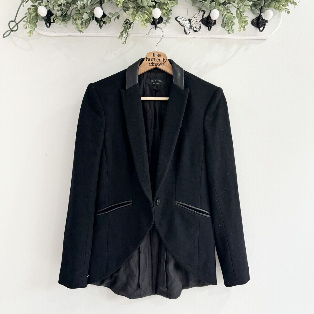 Rag And Bone Women's 0 Tuxedo Single Button Close… - image 1